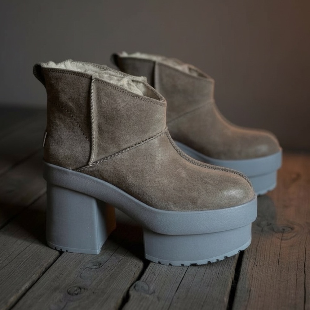 UGG New Heights Platform Mini Boot - Picture 3 of 10